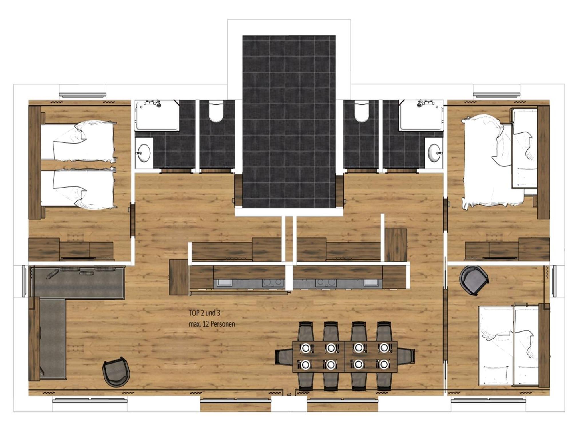 Large Apartment In Sankt Georgen With Balcony Fürstau Dış mekan fotoğraf