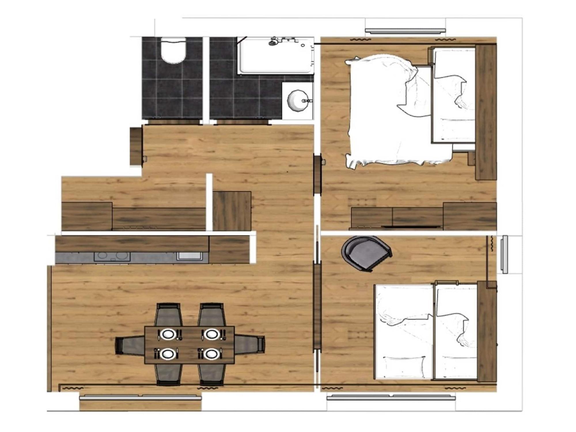 Large Apartment In Sankt Georgen With Balcony Fürstau Dış mekan fotoğraf